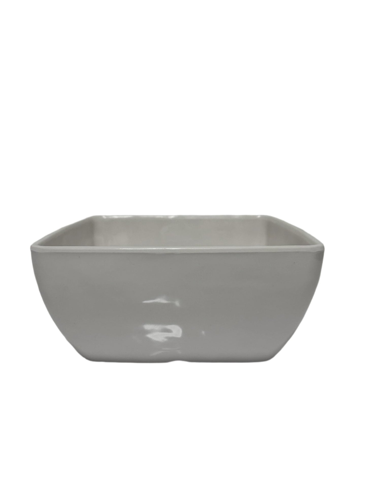 Square Bowl 19cm White Color