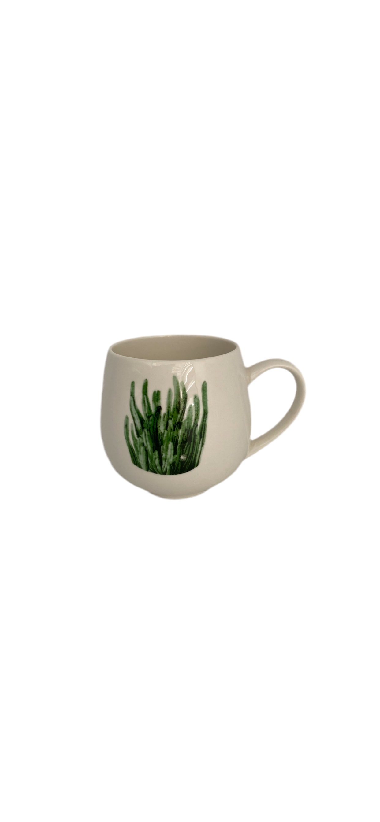 350 ml White Ceramic Mug