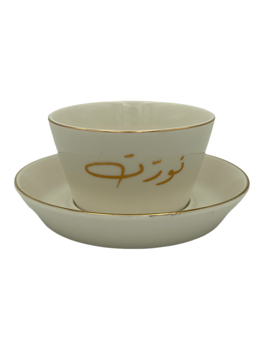 2 PCs Bowl & Plate Porcelain Set for