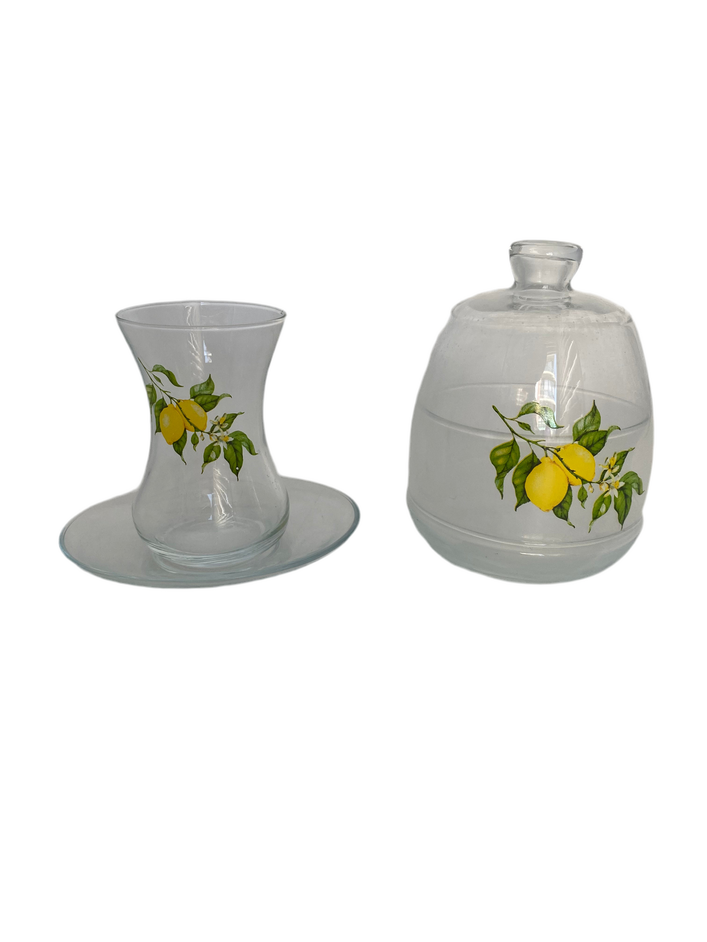 12 pcs Tea Cup & Saucer with Sugar Pot