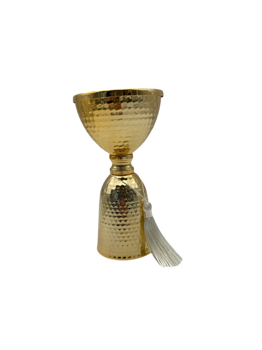 Gold/Silver Hammered Burner Souvenir