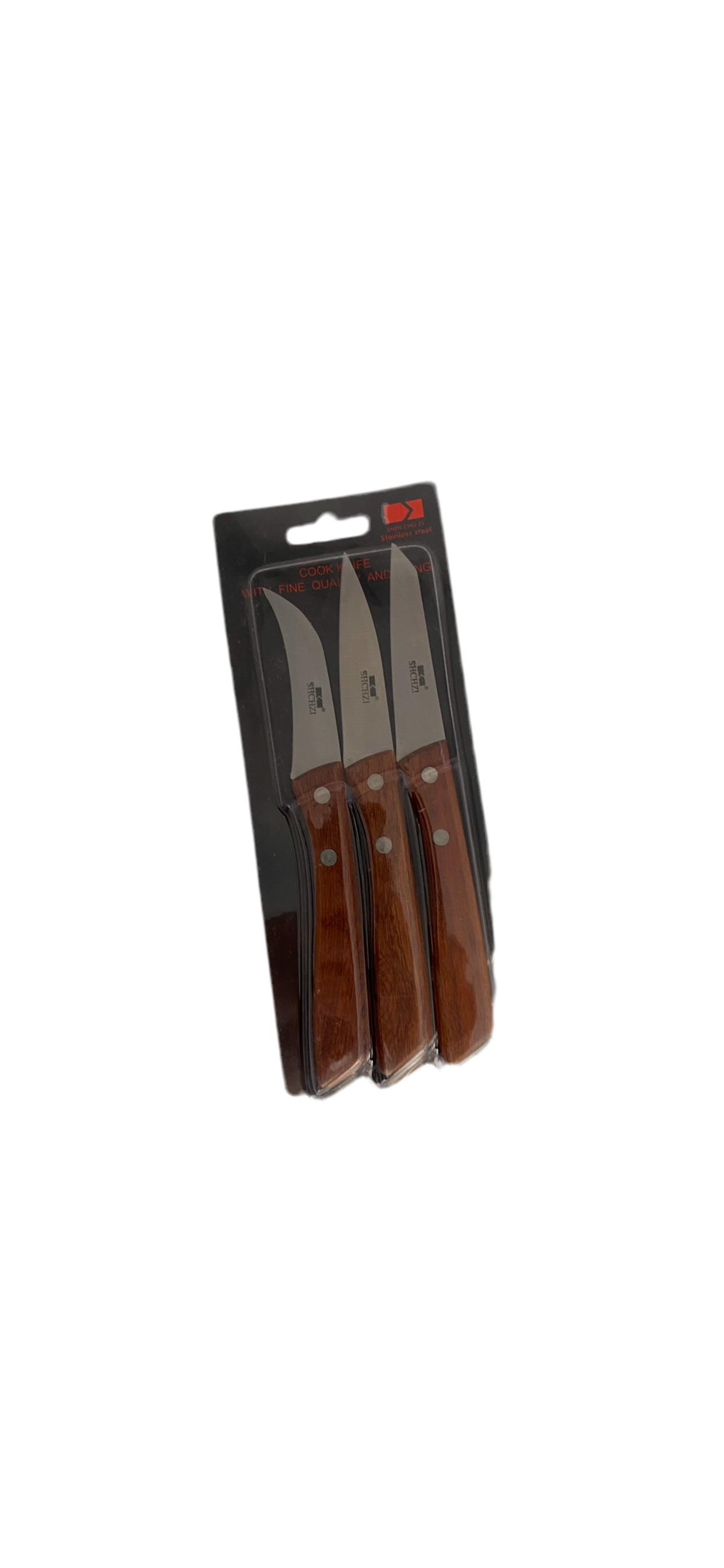3 pcs stainless steel fruit &vegetable carving knives set
