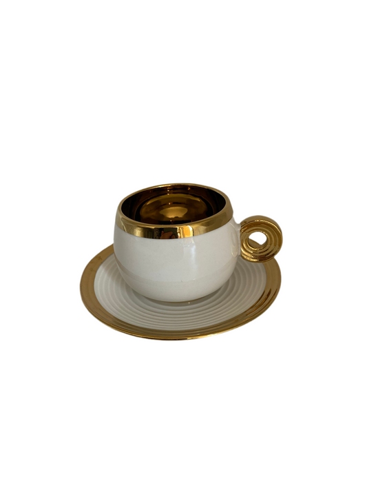 Phoenix, 6 Pcs Coffee Cups With Saucers