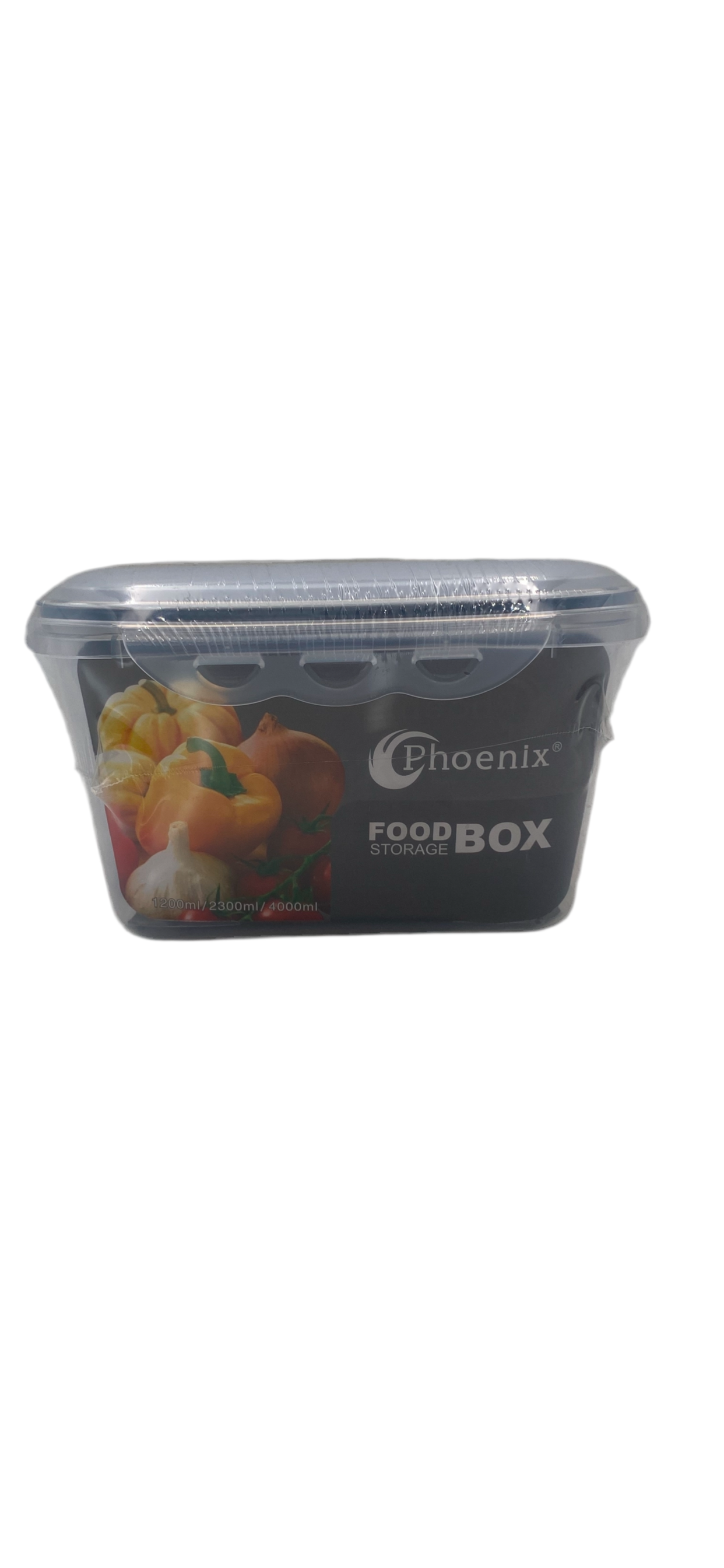 Phoenix, Food Container 3 Pcs Set With Clips Lid