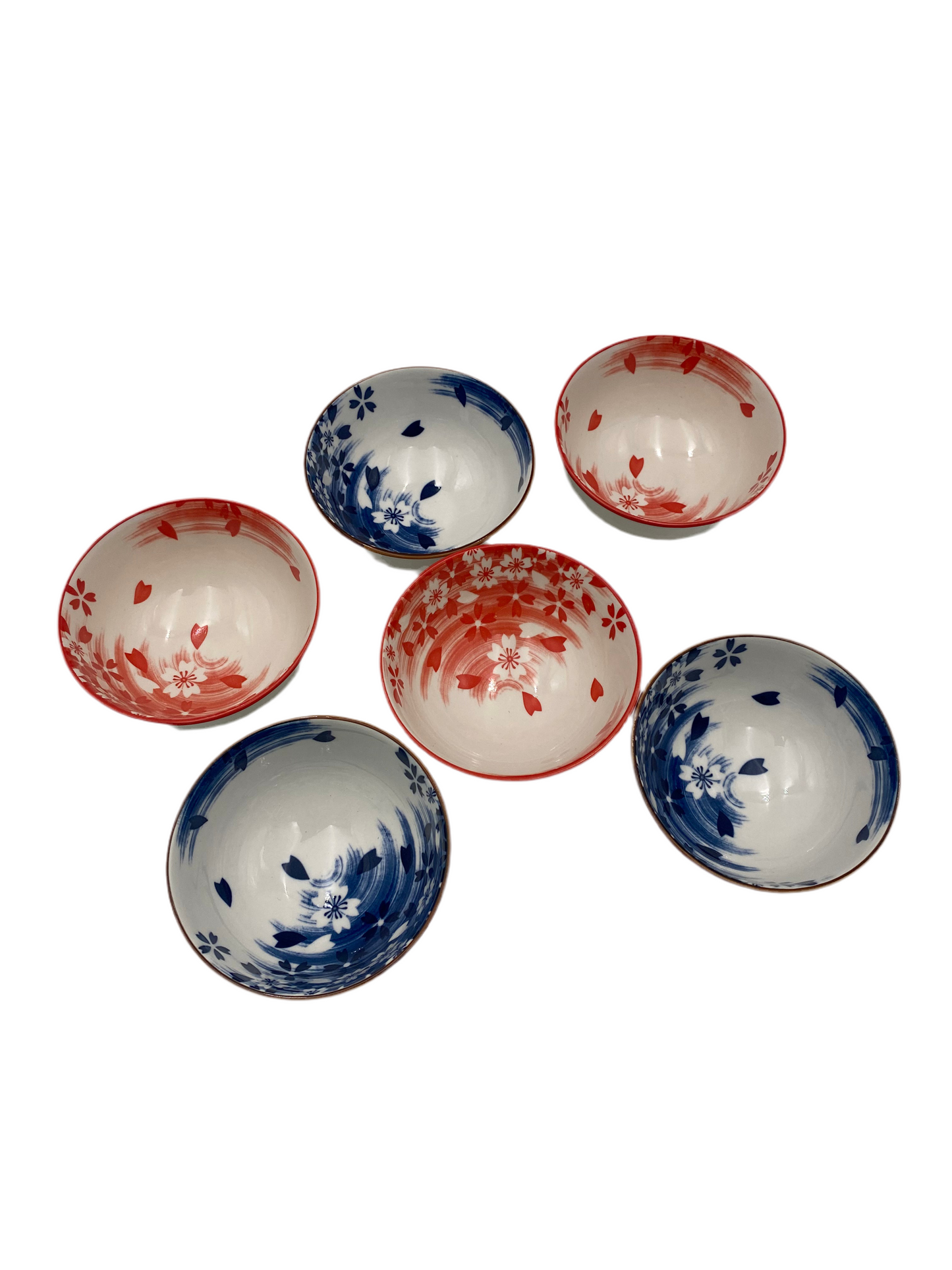 6 Pcs Bohemian Ceramic Bowl Set With Box