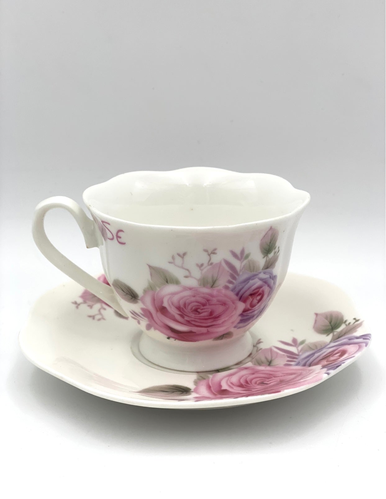 Set 6 pcs coffee cups with saucers