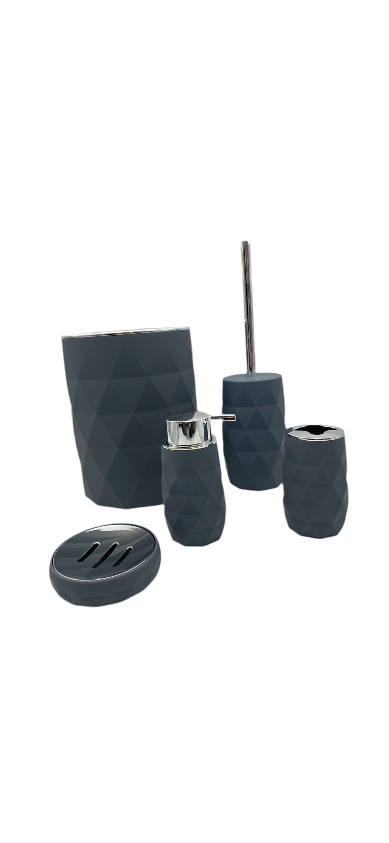 Diamond 5 pieces Toilet Set