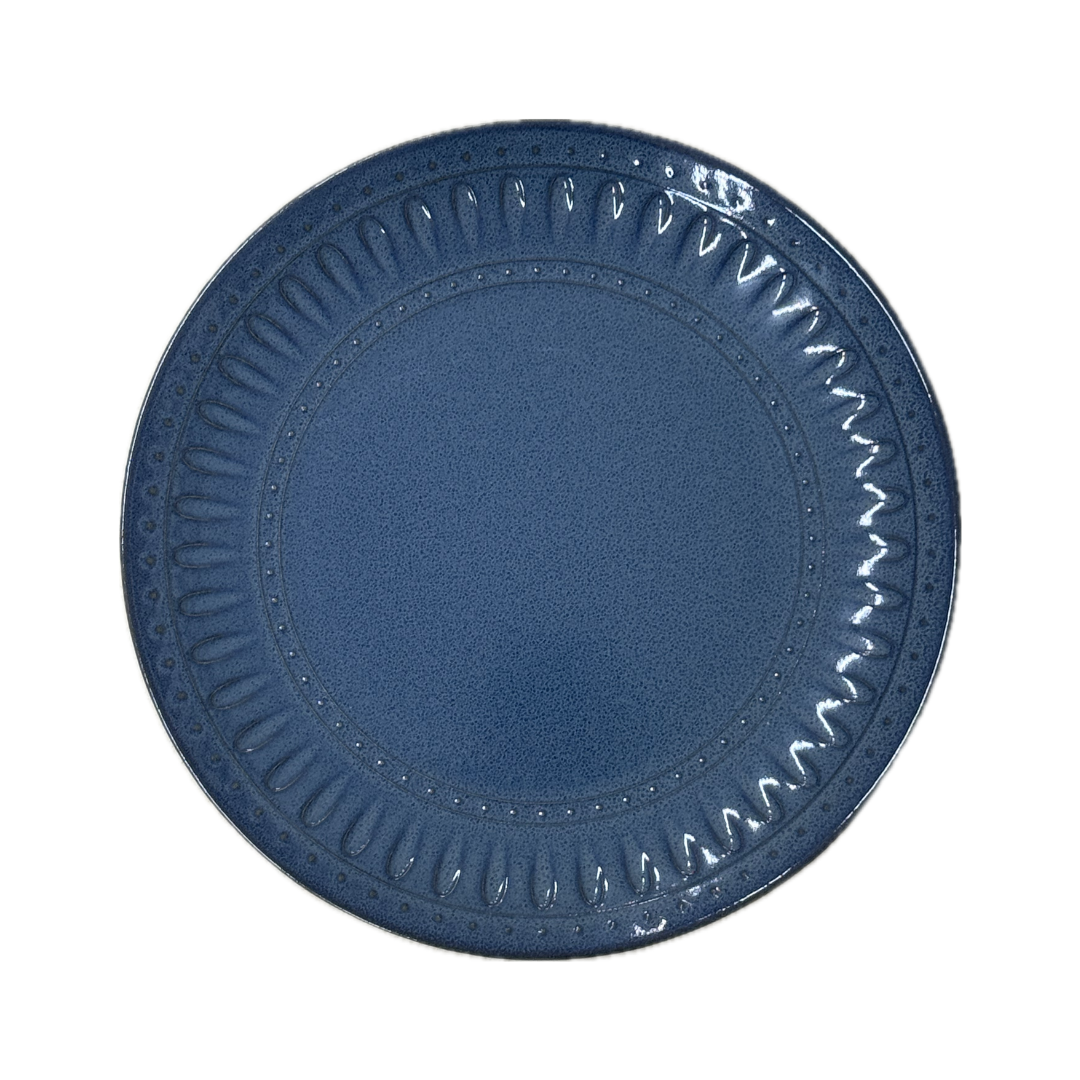 27cm patterned ceramic plate