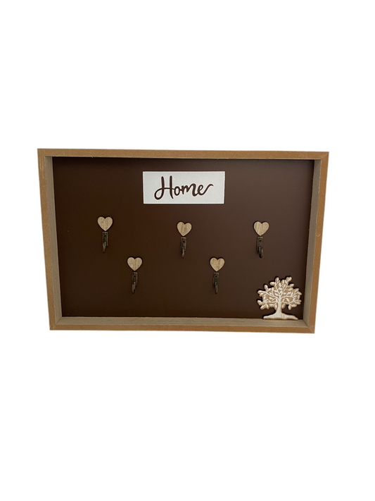 Wood Wall Mounted Key Holder