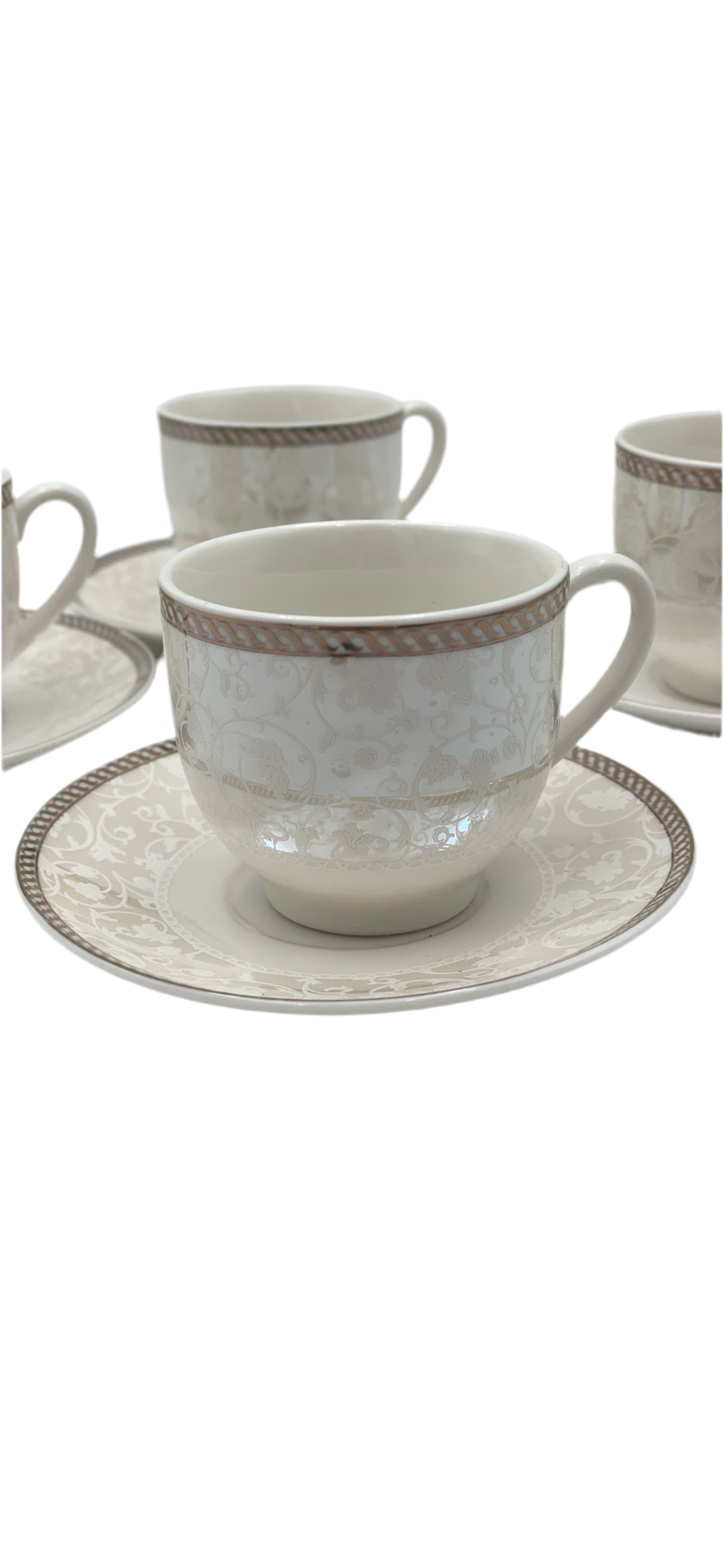 GeBe, 6 pcs coffee cups with saucers