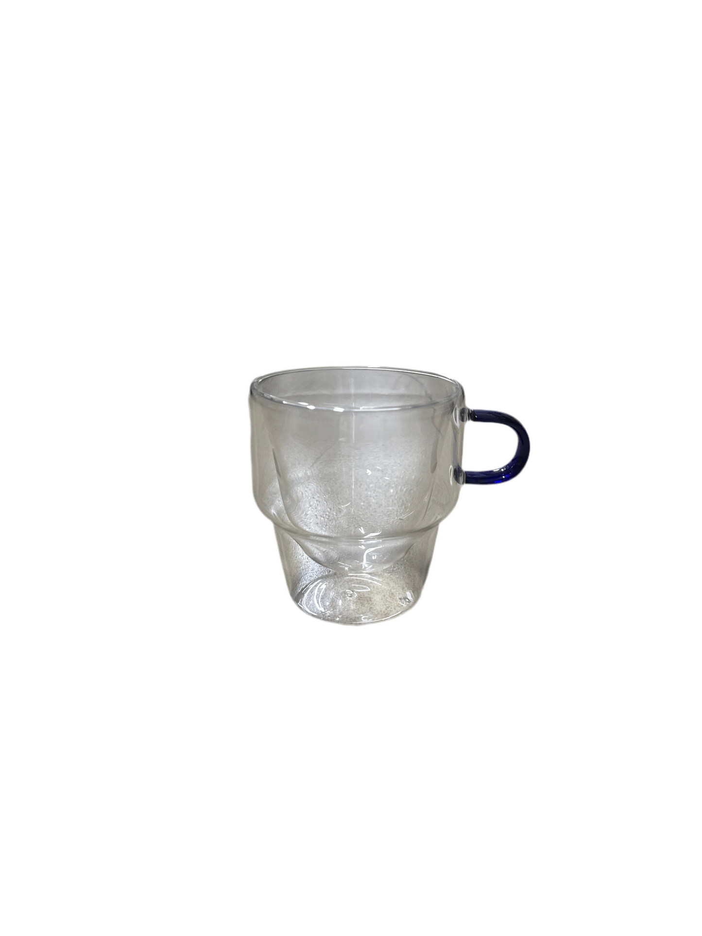 Double glass mug
