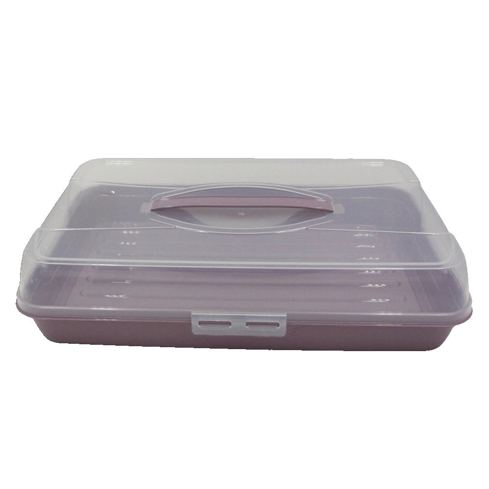 Cake box with lid