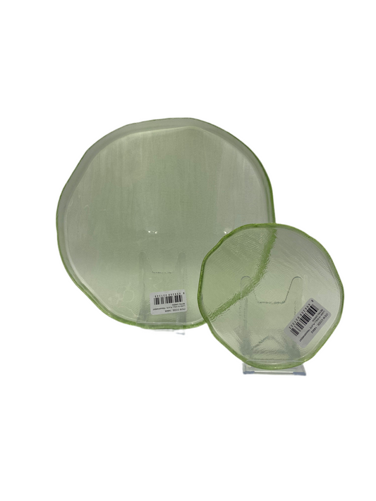Luna Set -Transparent Glass Plates