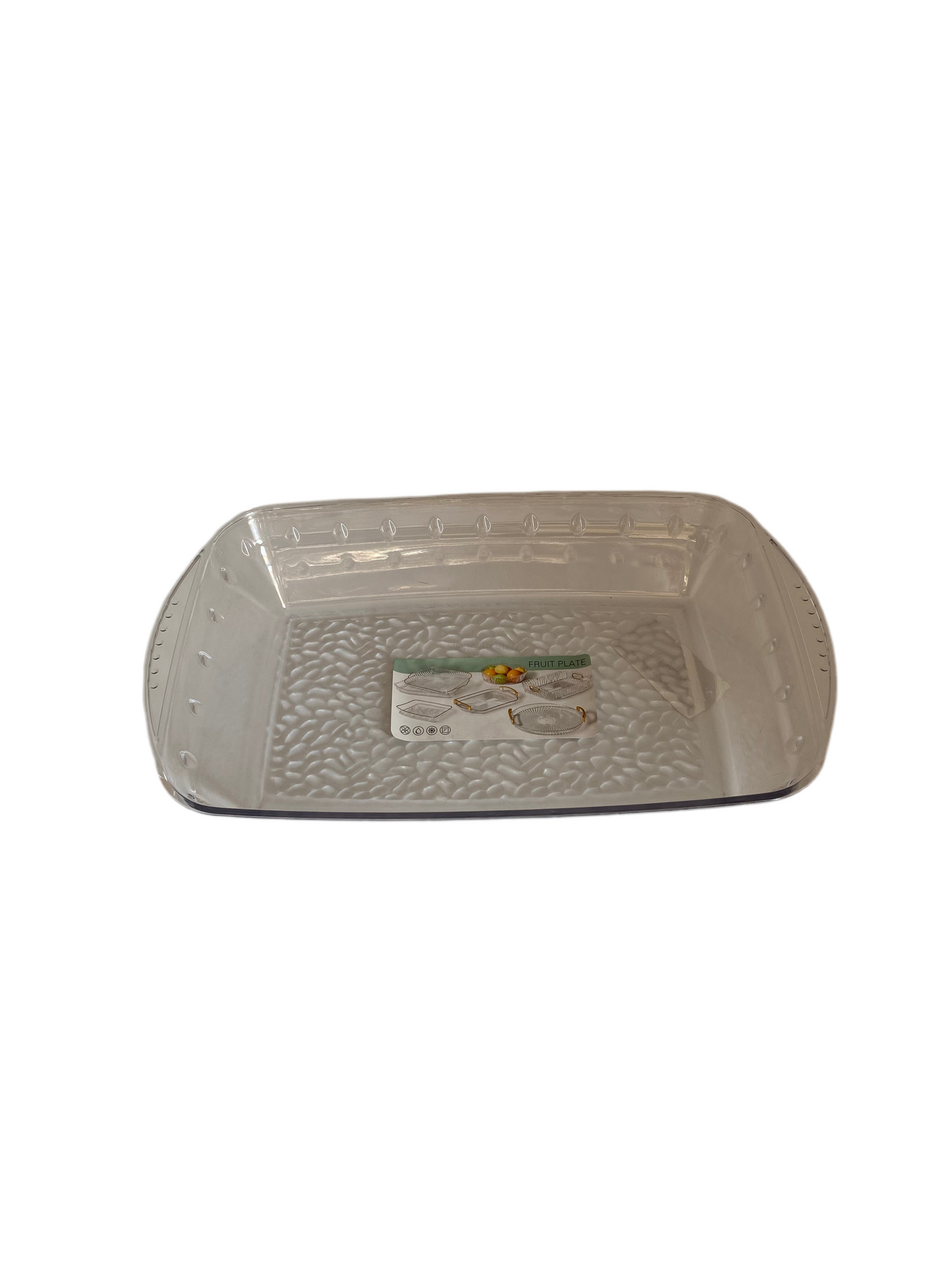 Transparent Plexi Fruit Plate
