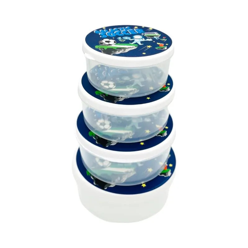 Set of 4 round containers