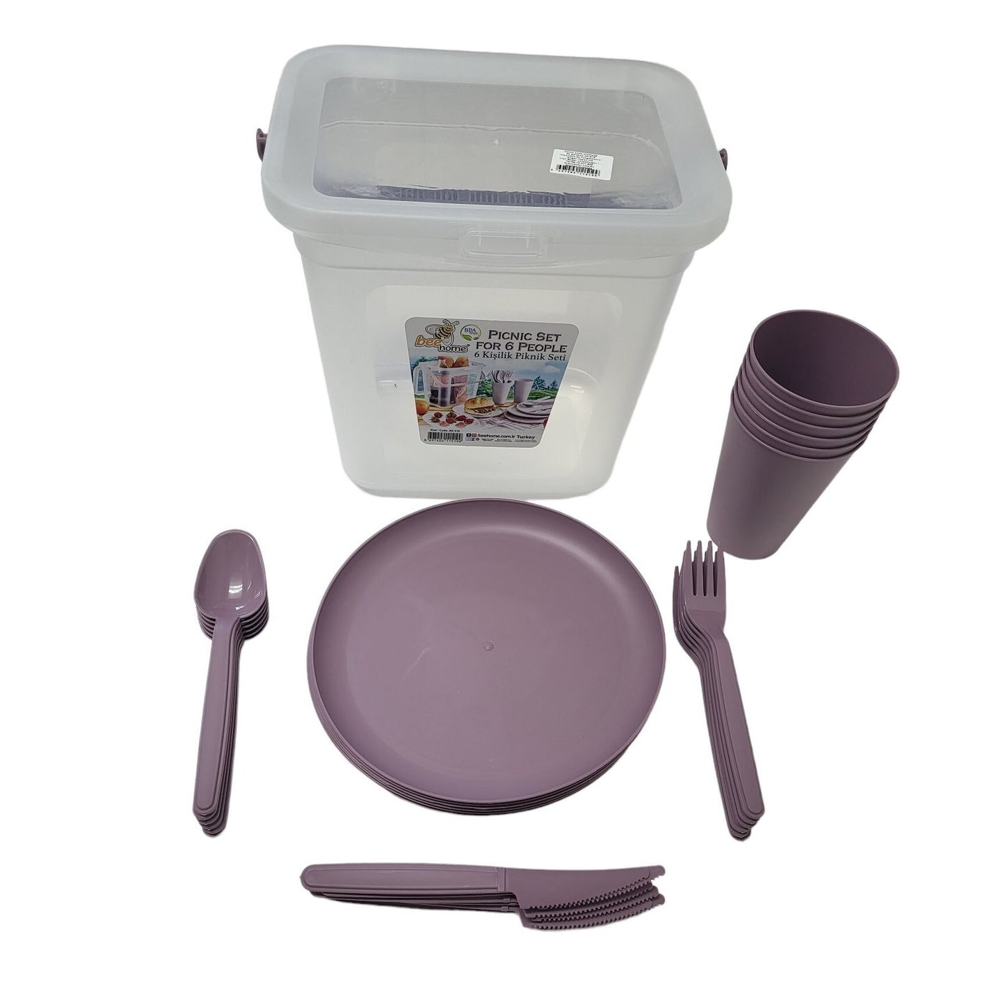 Picnic set for 6 people 32 piecss