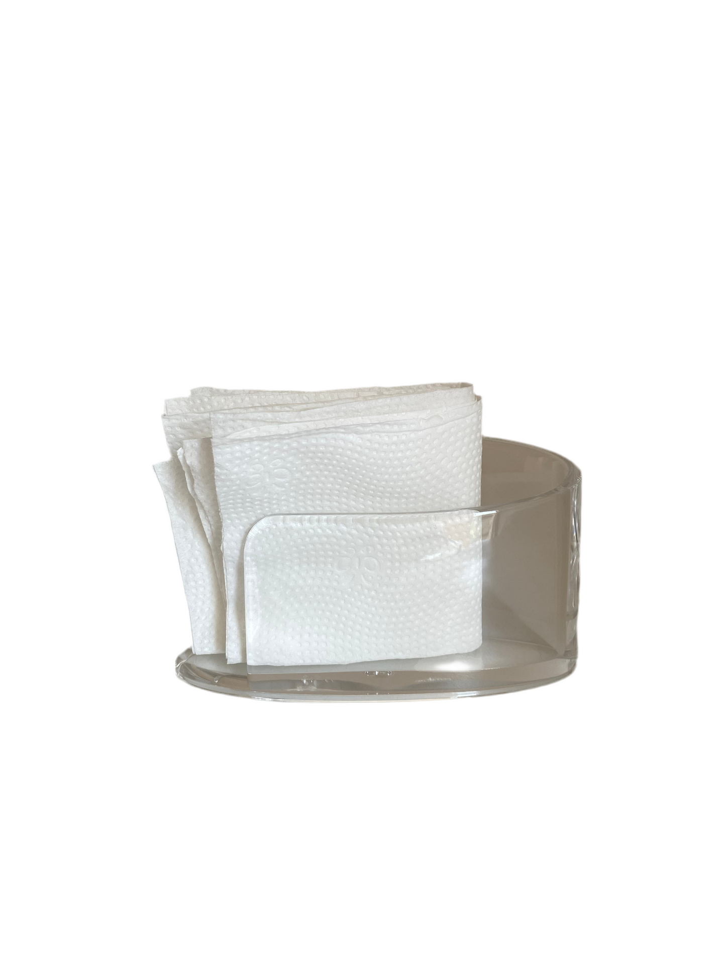 Transparent Plexi Napkin & Tooth Pick Holder