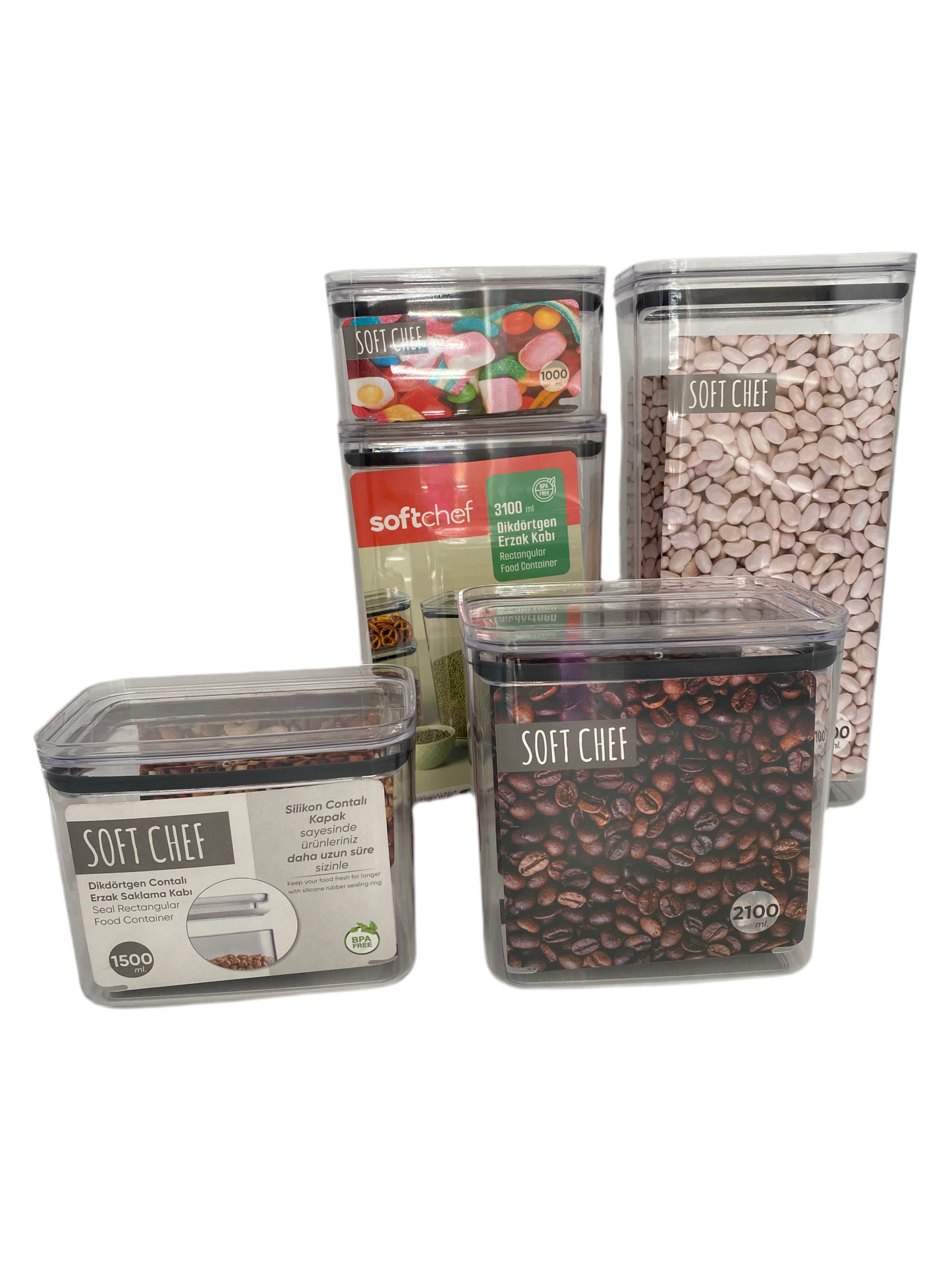 Soft Chef, Seal Rectangular Food Container