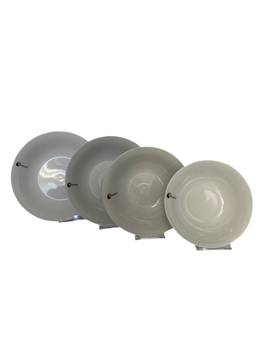 Phoenix, White Porcelain Salad Bowl