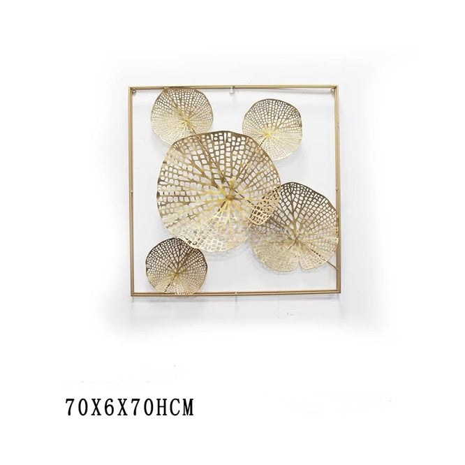 Gold Metal Wall Decoration