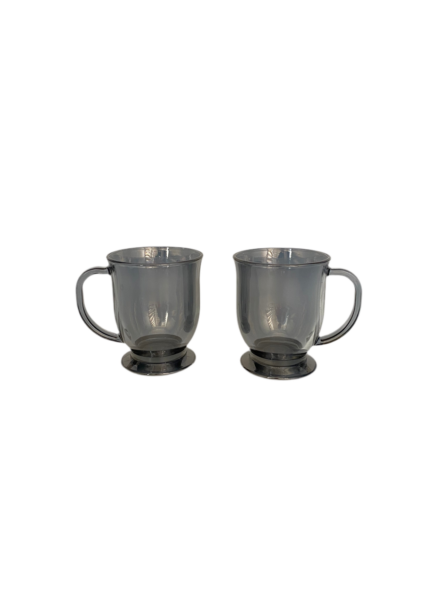 2 PCs Glass Mug Set