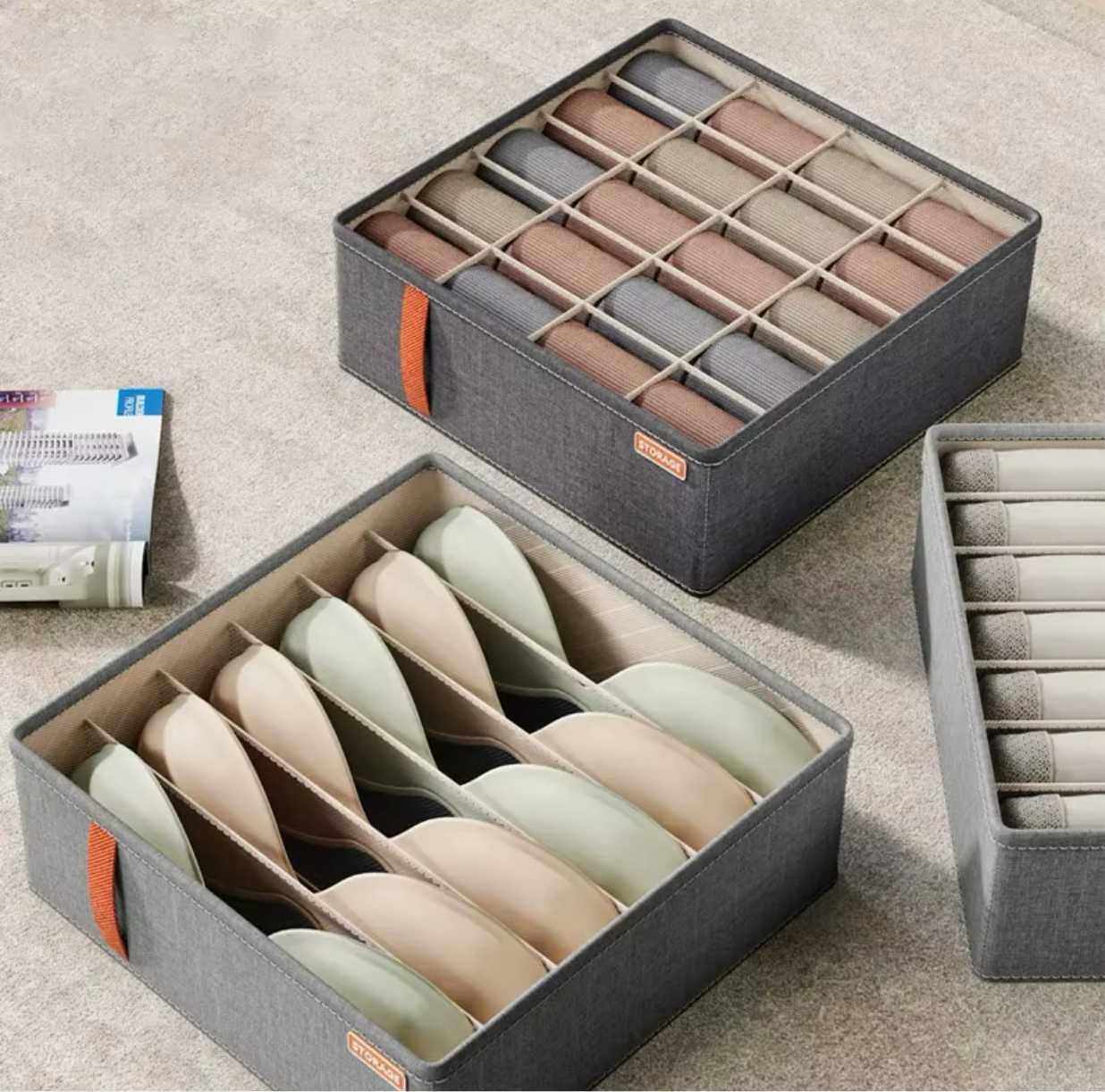 Foldable Underwear Drawer Organizer