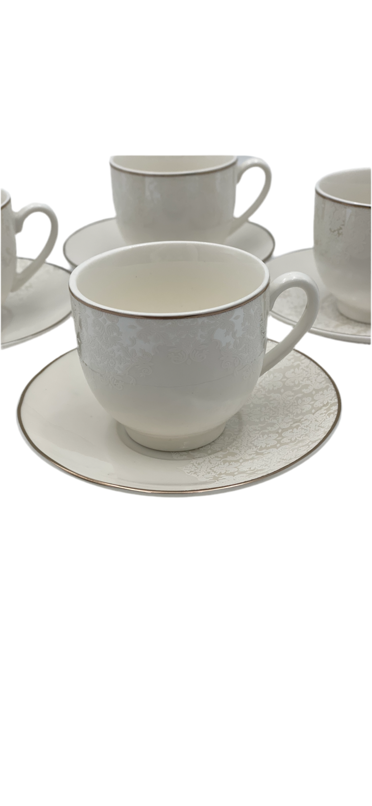 GeBe, 6 pcs coffee cups cups with saucers
