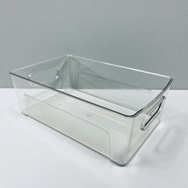 Transparent refrigerator organizer