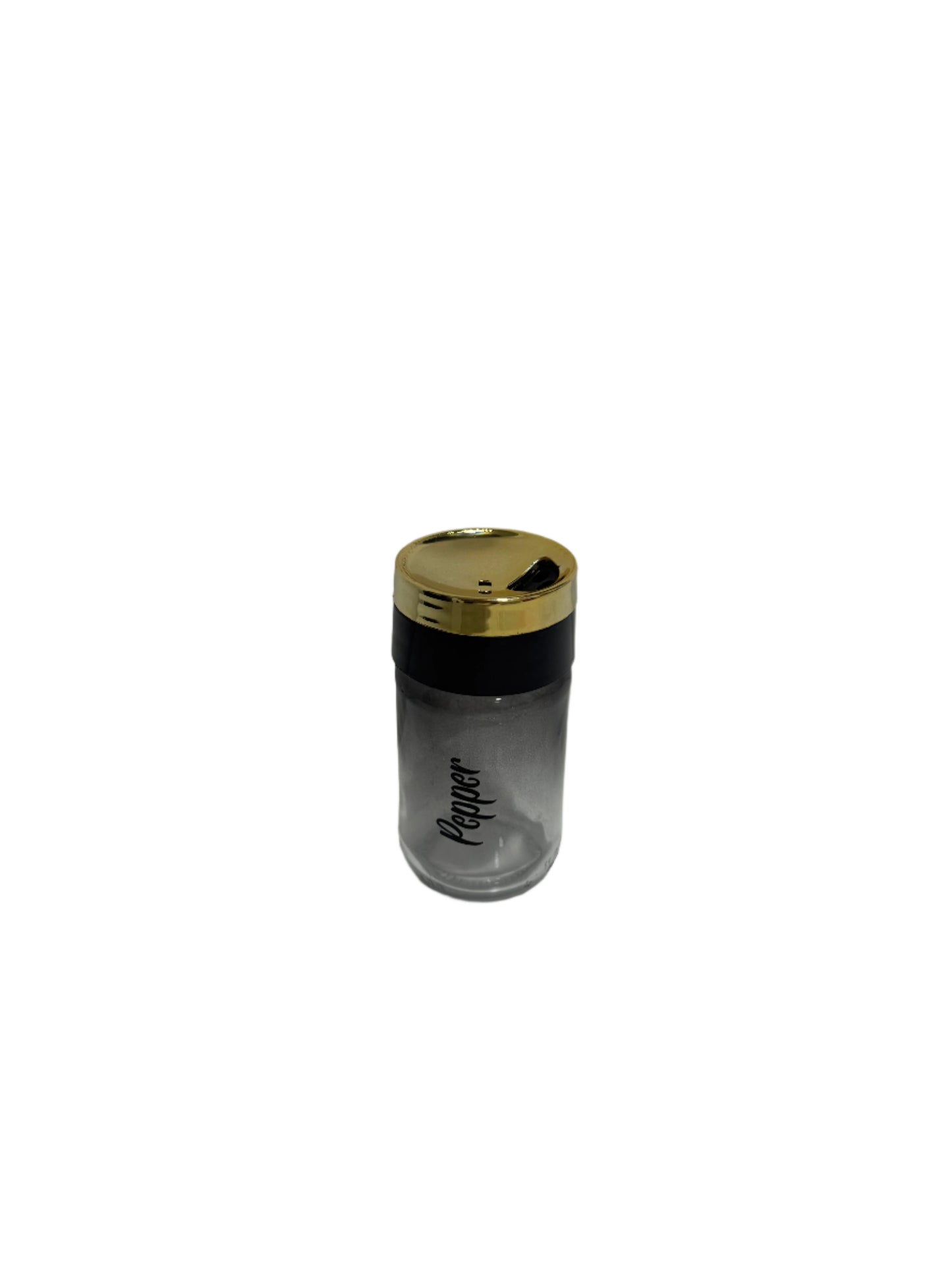 Black glass salt shaker 105cc
