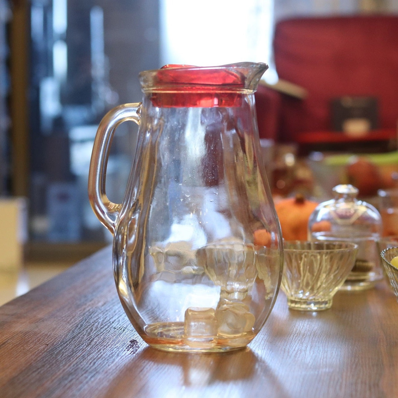 Jug with Colored Lid
