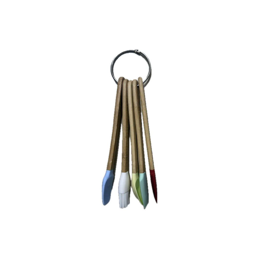 Set of 5 silicone utensils