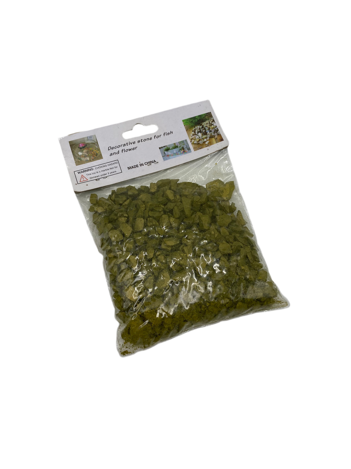 Decorative Gold Pebbles For Fish & Flower