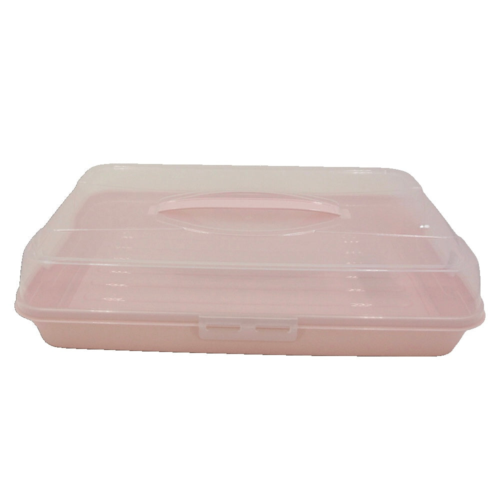 Cake box with lid