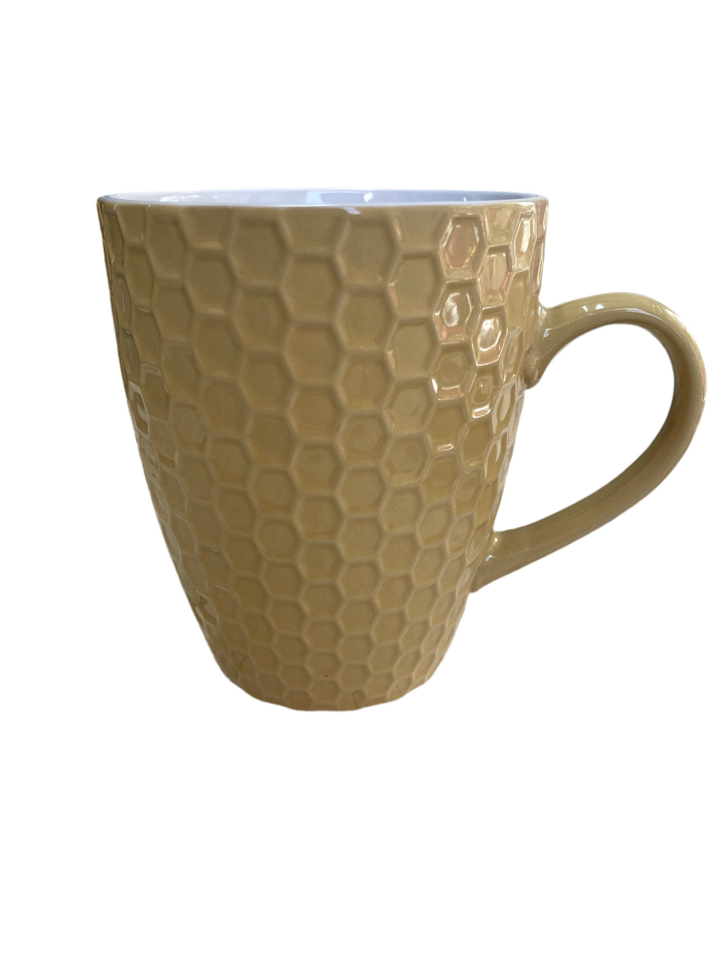 Yellow- Porcelain Mug