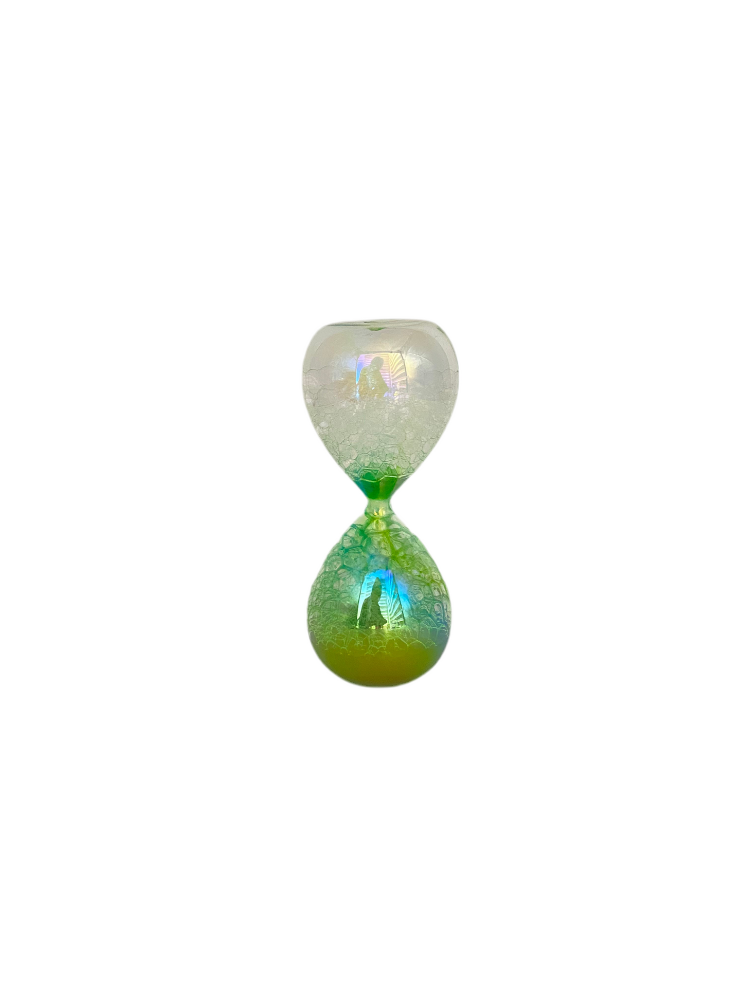 Transparent Hourglass -Colored Water