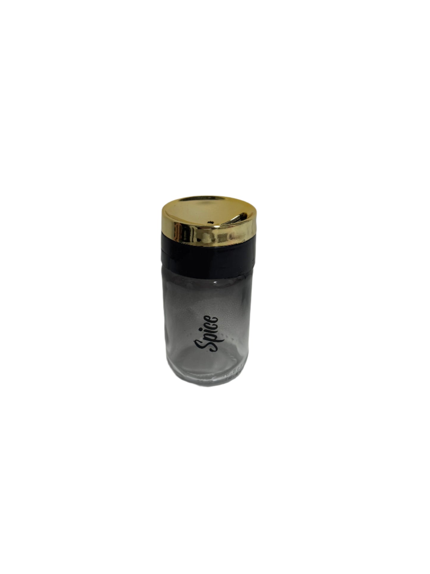 Black glass salt shaker 105cc