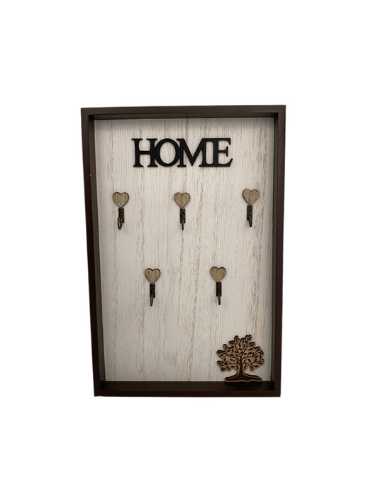 Wood Wall Mounted Key Holder