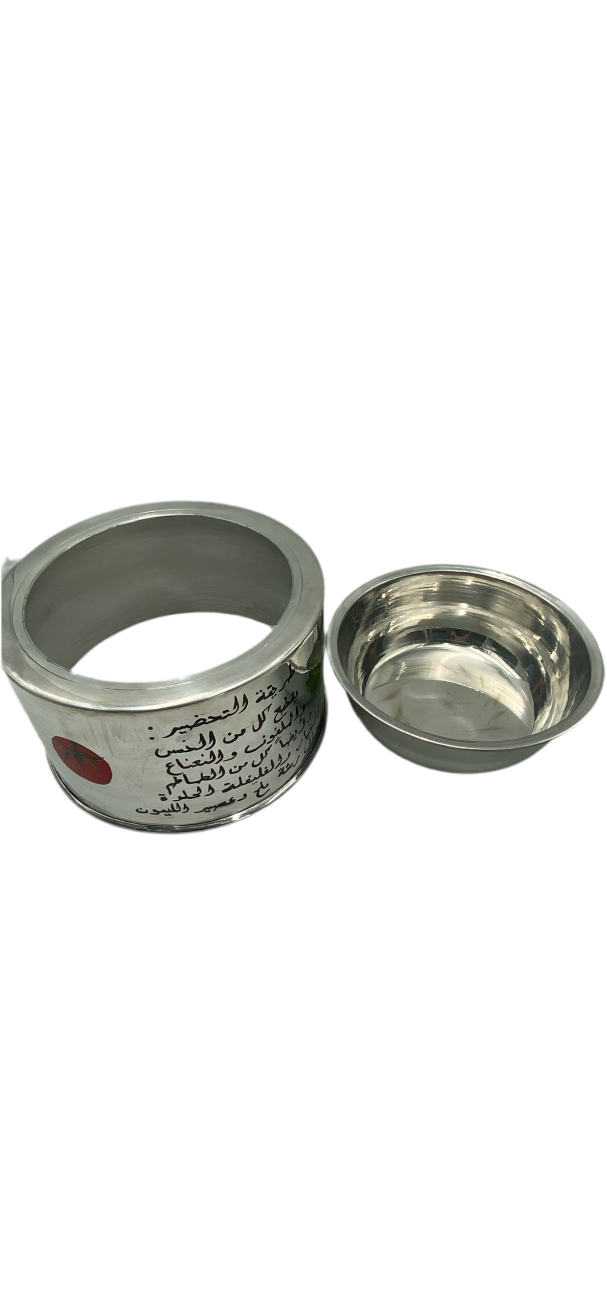 Aluminium salad bowl