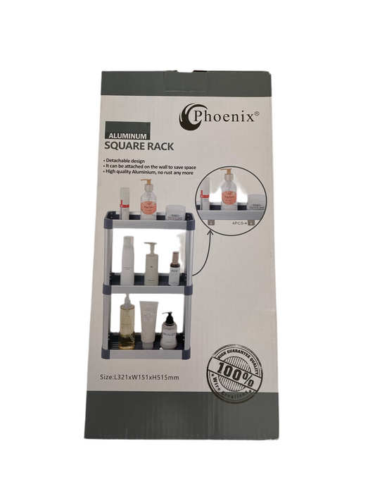Phoenix, 3 Tiers Aluminium Square Rack
