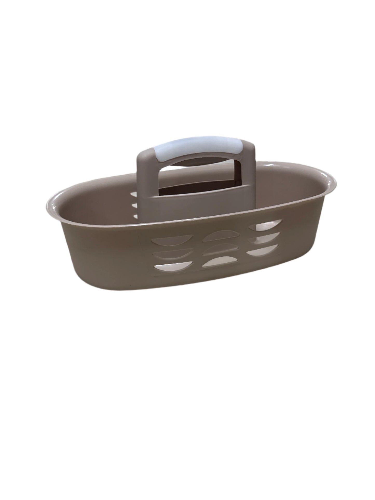 Plastic tool basket with handle
