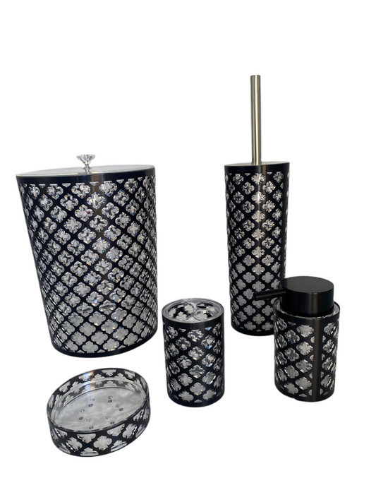 Phoenix, 5 Pcs Plexi Bathroom Set