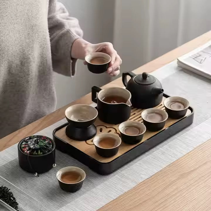 Chinese Tea Set with Tray