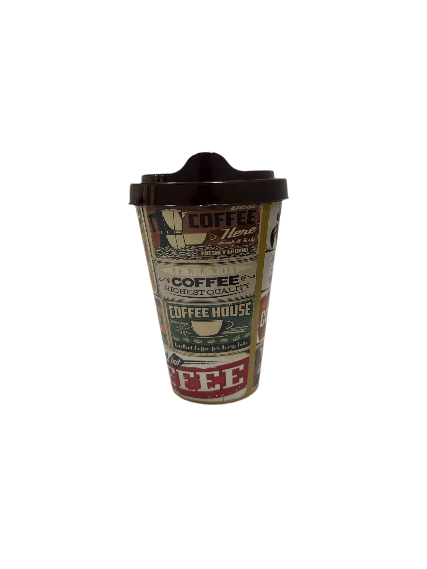 Plastic Nescafe cup