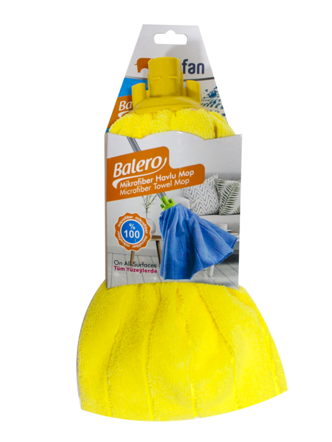 Microfiber towel mop