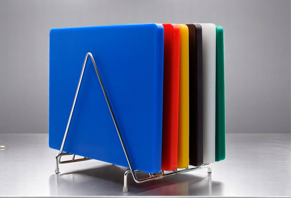 Stainless Steel Cutting Board Rack / 6 Sections for Chopping Board