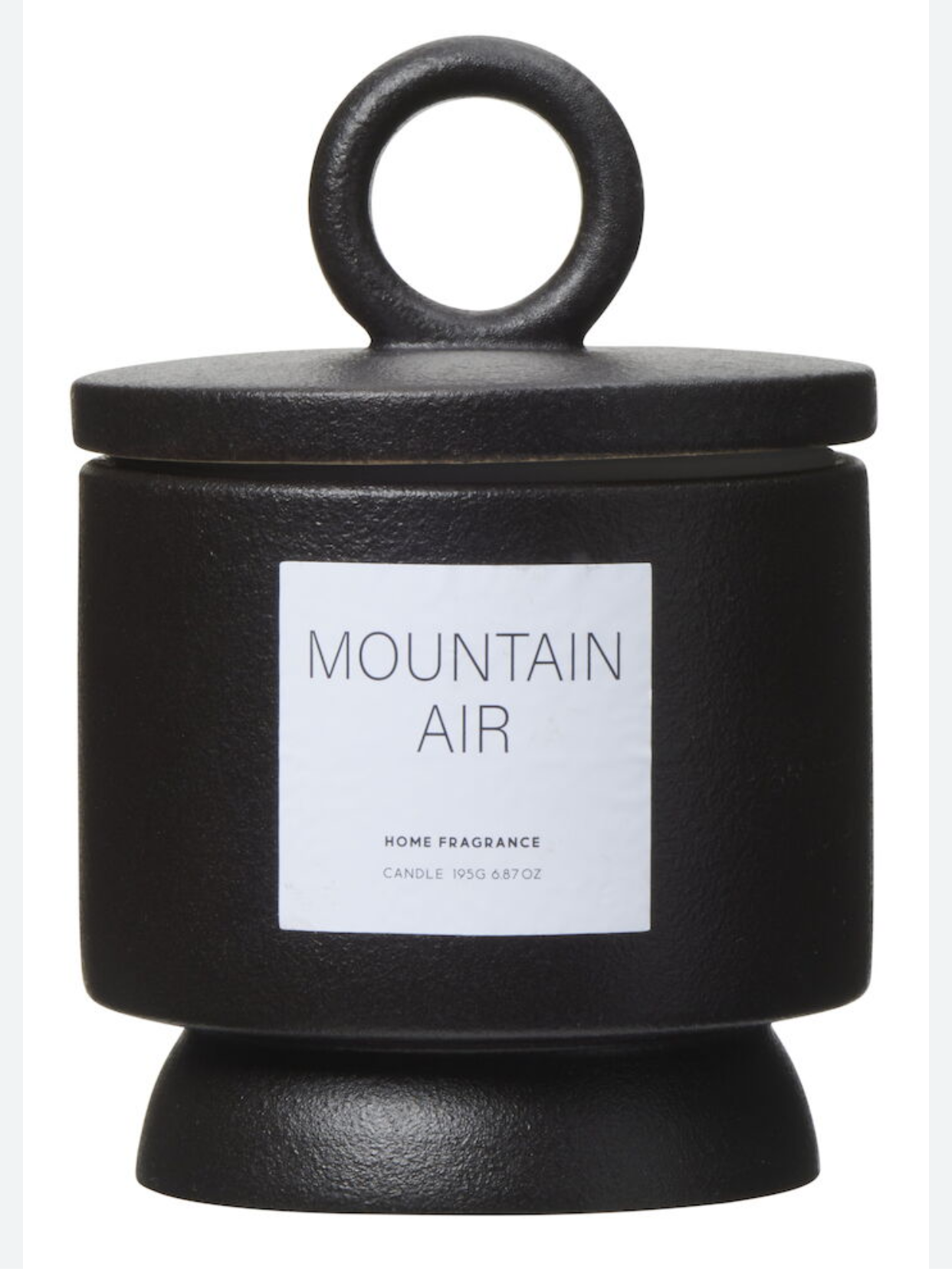 Mountain Air Scented Candle In Porcelain Jar