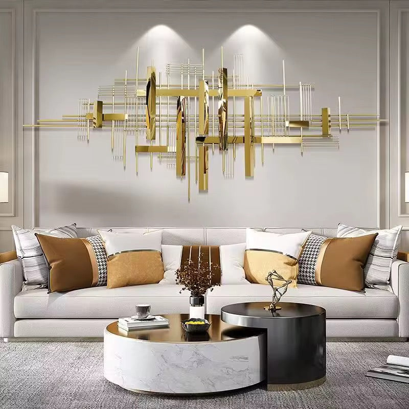 Gold Metal Wall Decoration