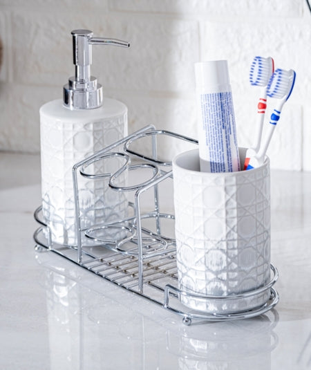 Acar bathroom set, 3 pieces