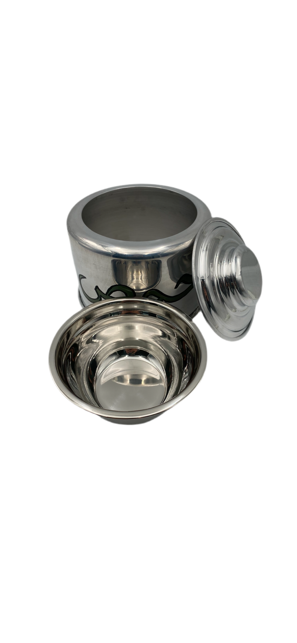 Aluminium bowl with cover