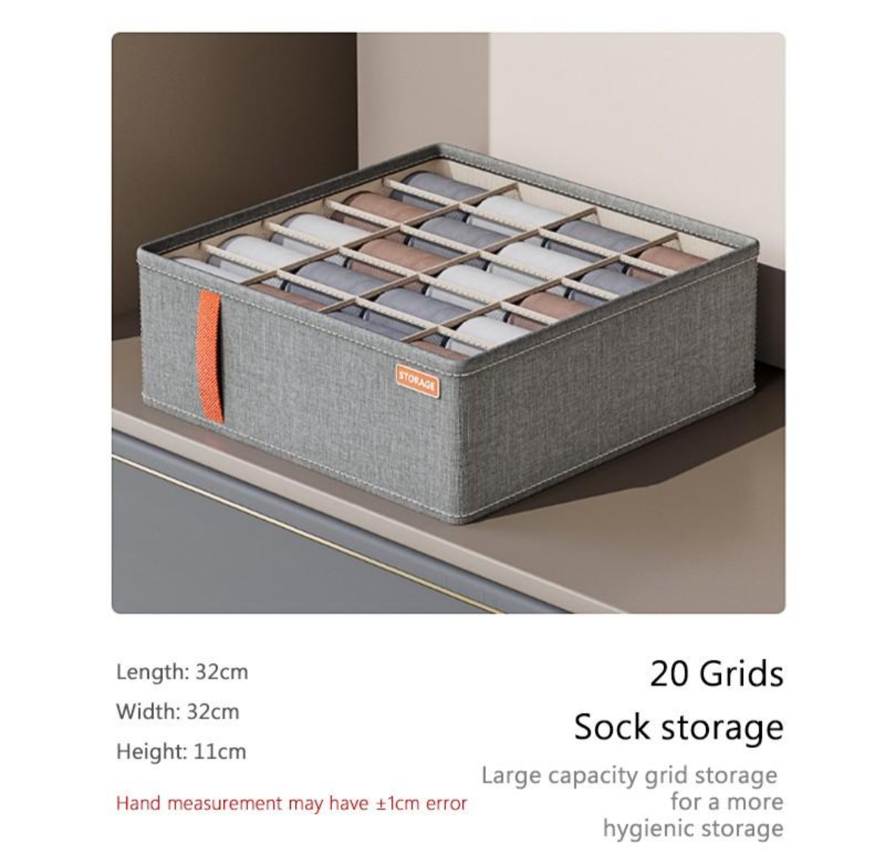 Foldable Underwear Drawer Organizer